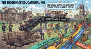 The Erosion of Educational ROI: Will Schools Survive the Shift Away from the Degree-to-Wealth Pipeline?